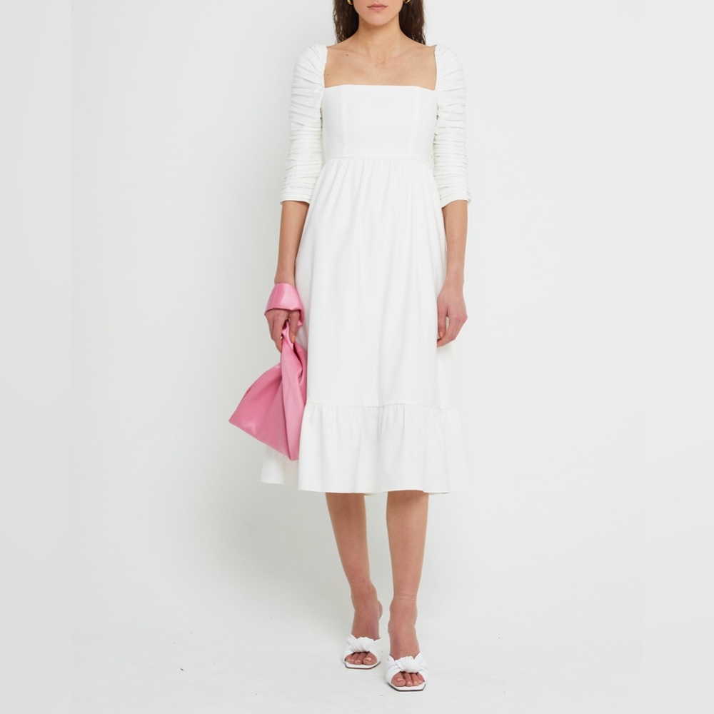 o.p.t Bonnie Dress in White Size Medium